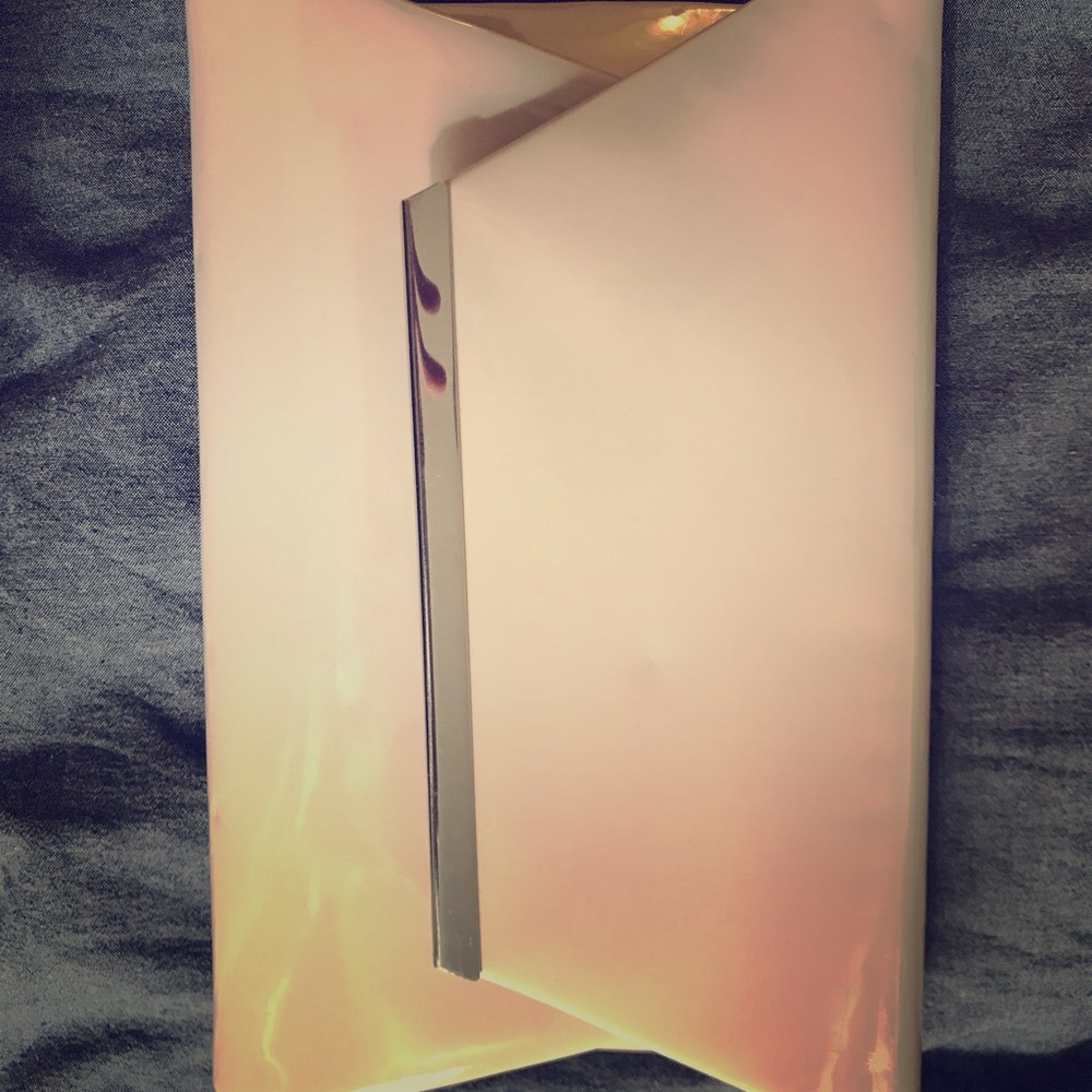 Nude Patent Leather Clutxh